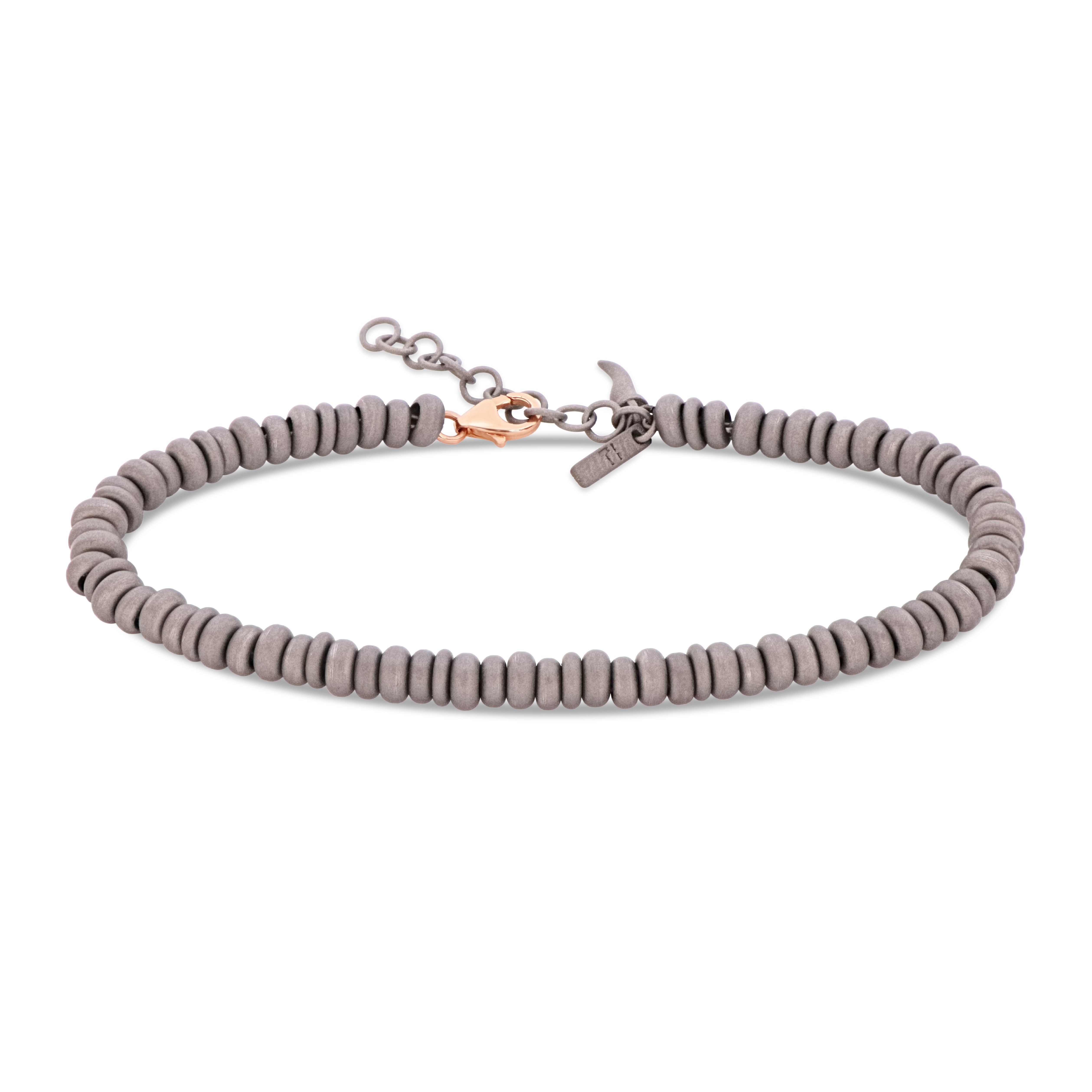 Bracelet UOMO with ANELLINI IN Titanium and Rose Gold 9 KT