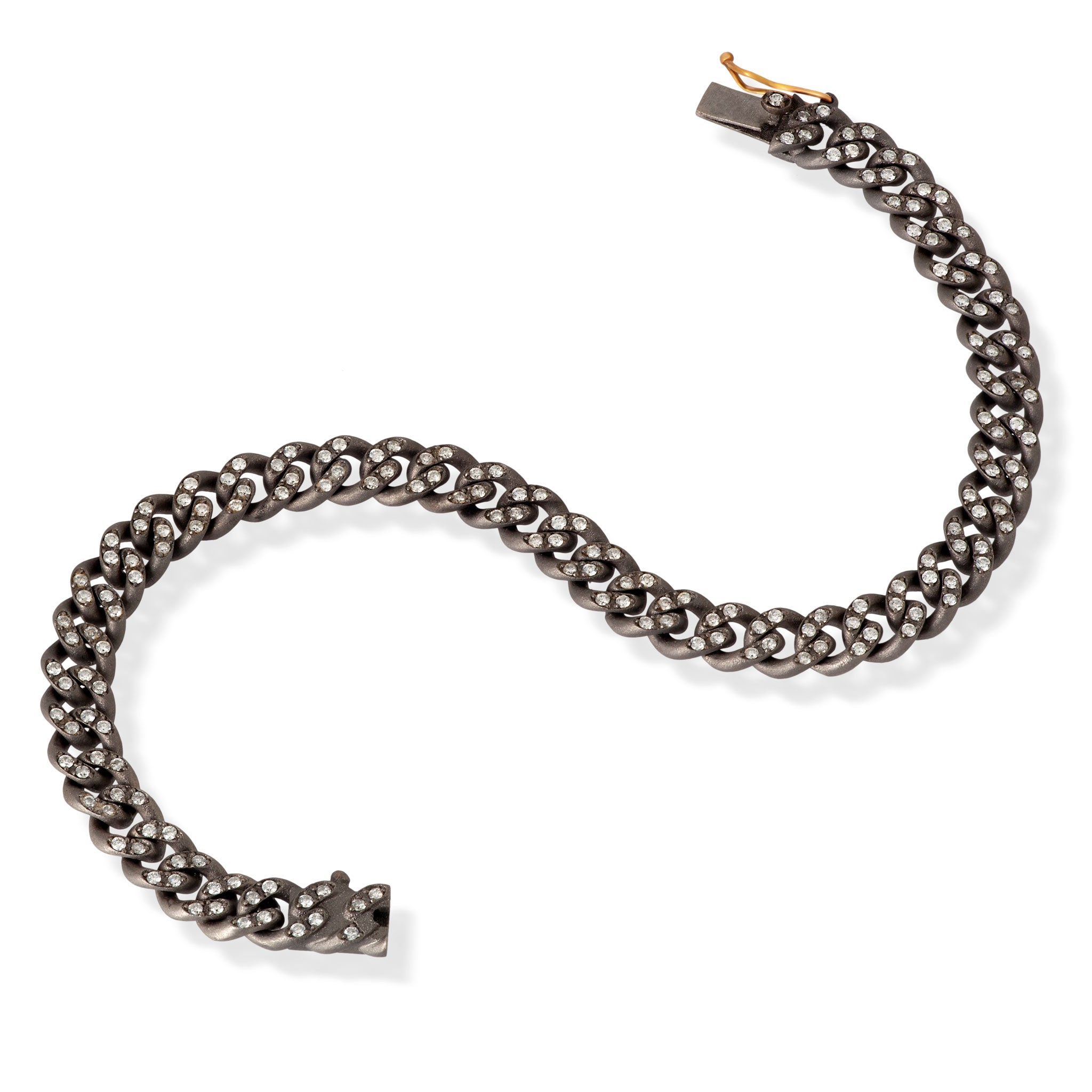 Bracelet UOMO IN Titanium, Diamonds WHITE and Rose gold 18KT.