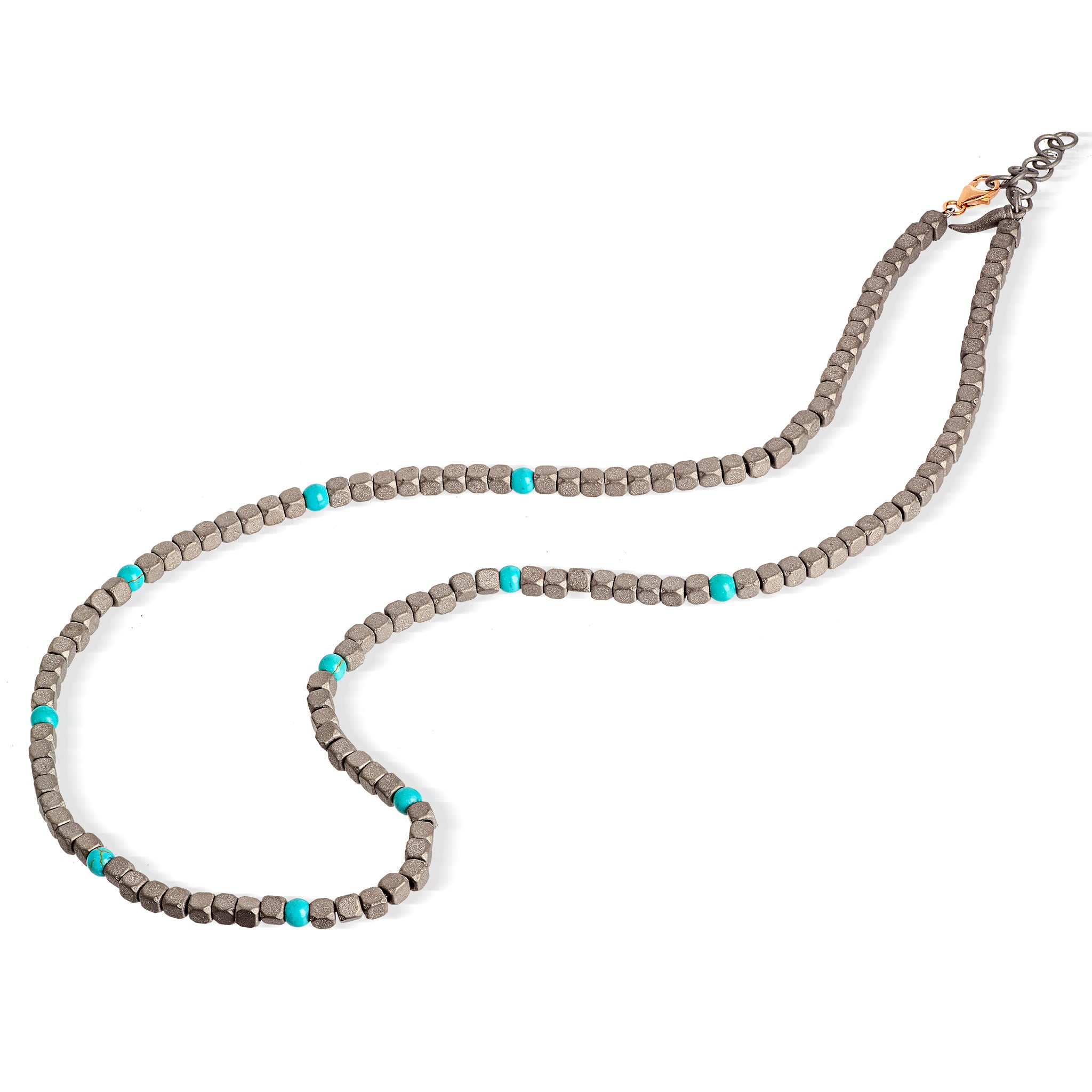 Necklace UOMO CUBI IN Titanium, TURCHESI and CORNETTO Titanium