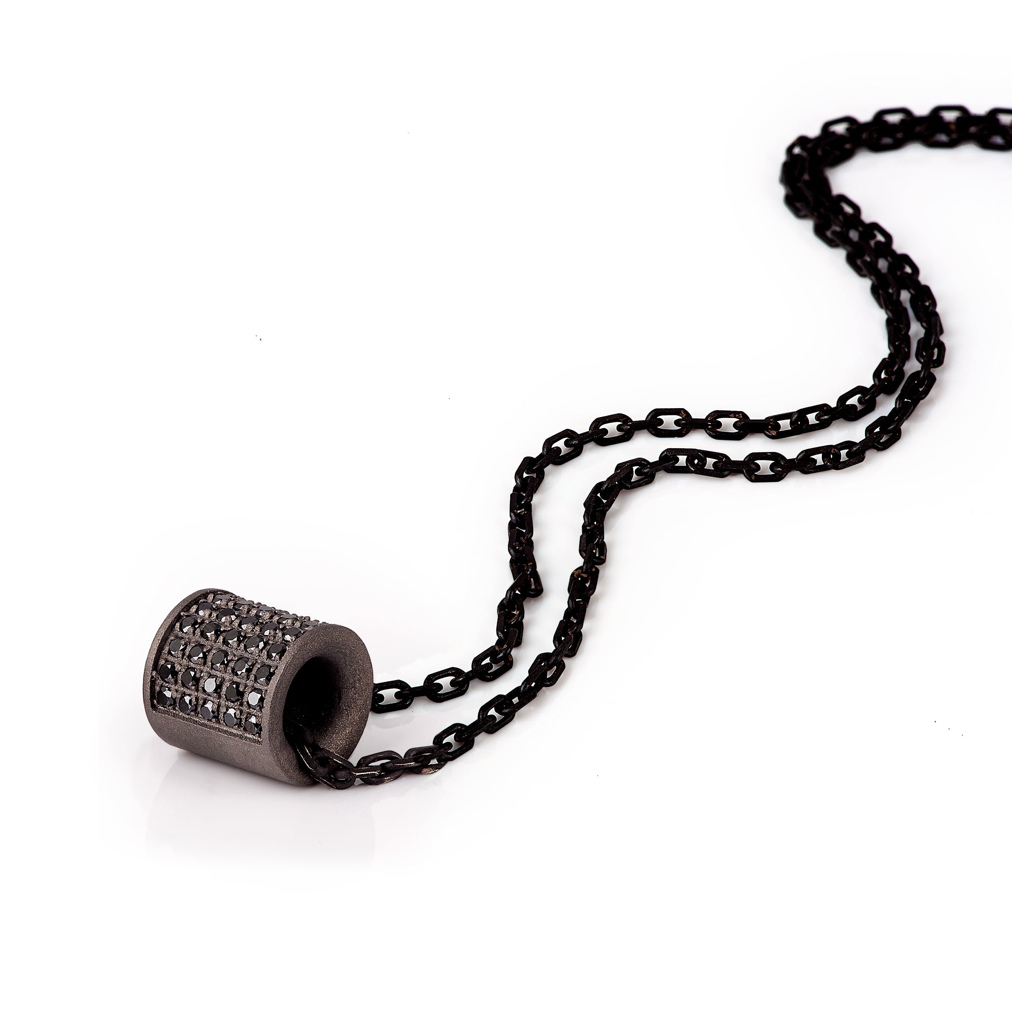 BARILOTTO IN Titanium, 45 Diamonds BLACK, Rose gold 9 KT.