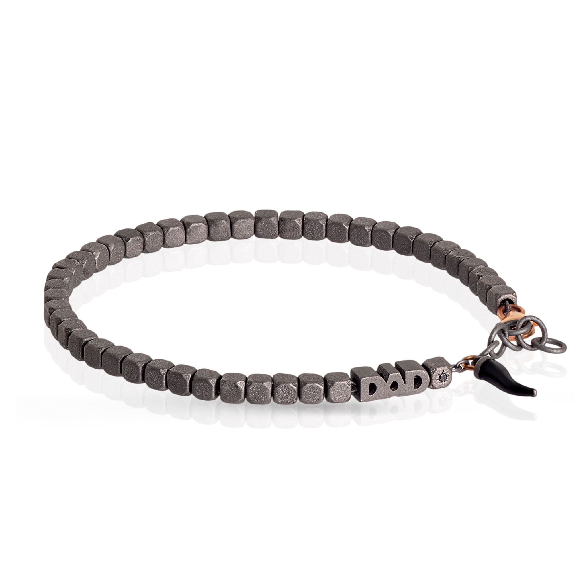 Bracelet DAD IN Titanium, Rose gold 9KT
