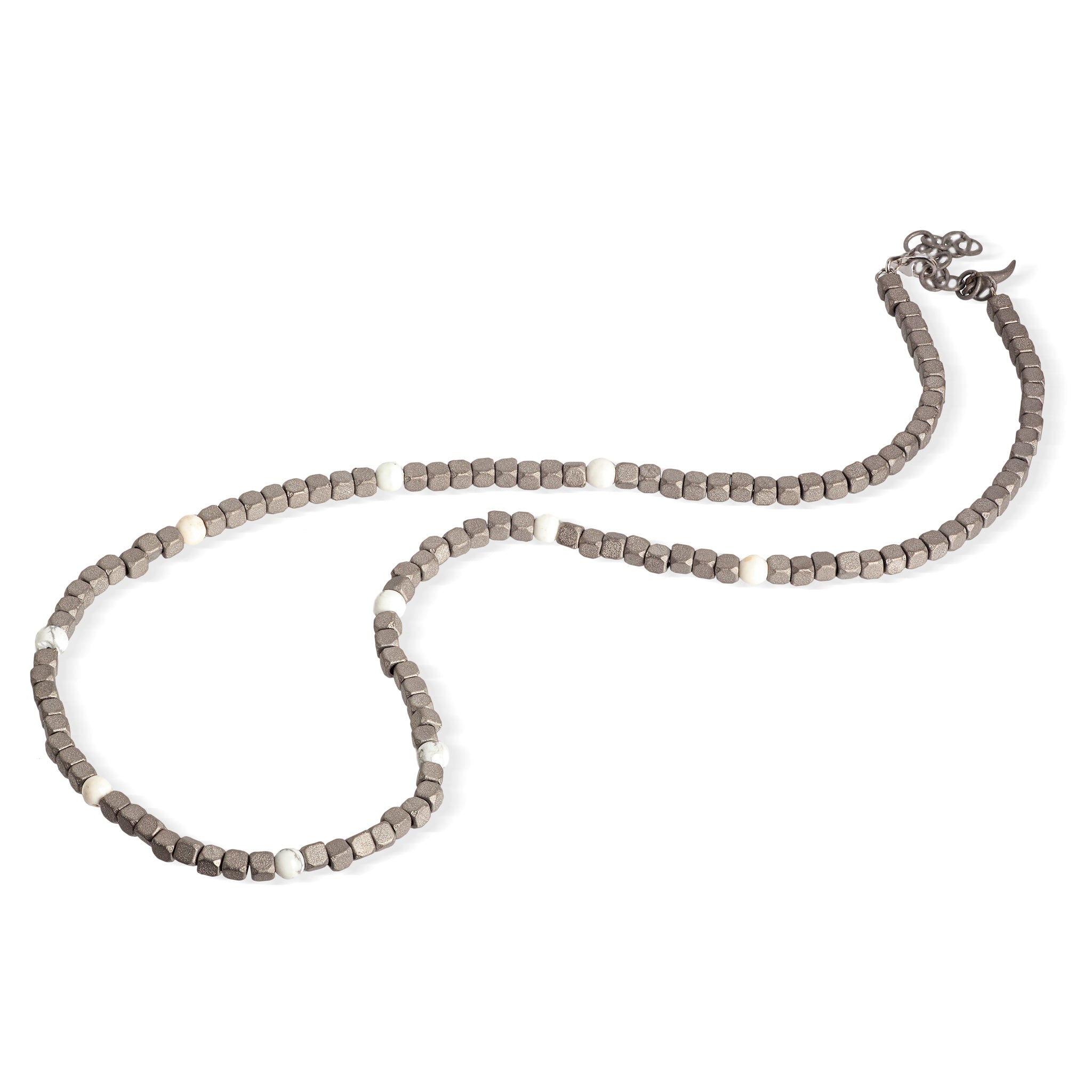Necklace UOMO CUBI IN Titanium, AULITE and CORNETTO Titanium