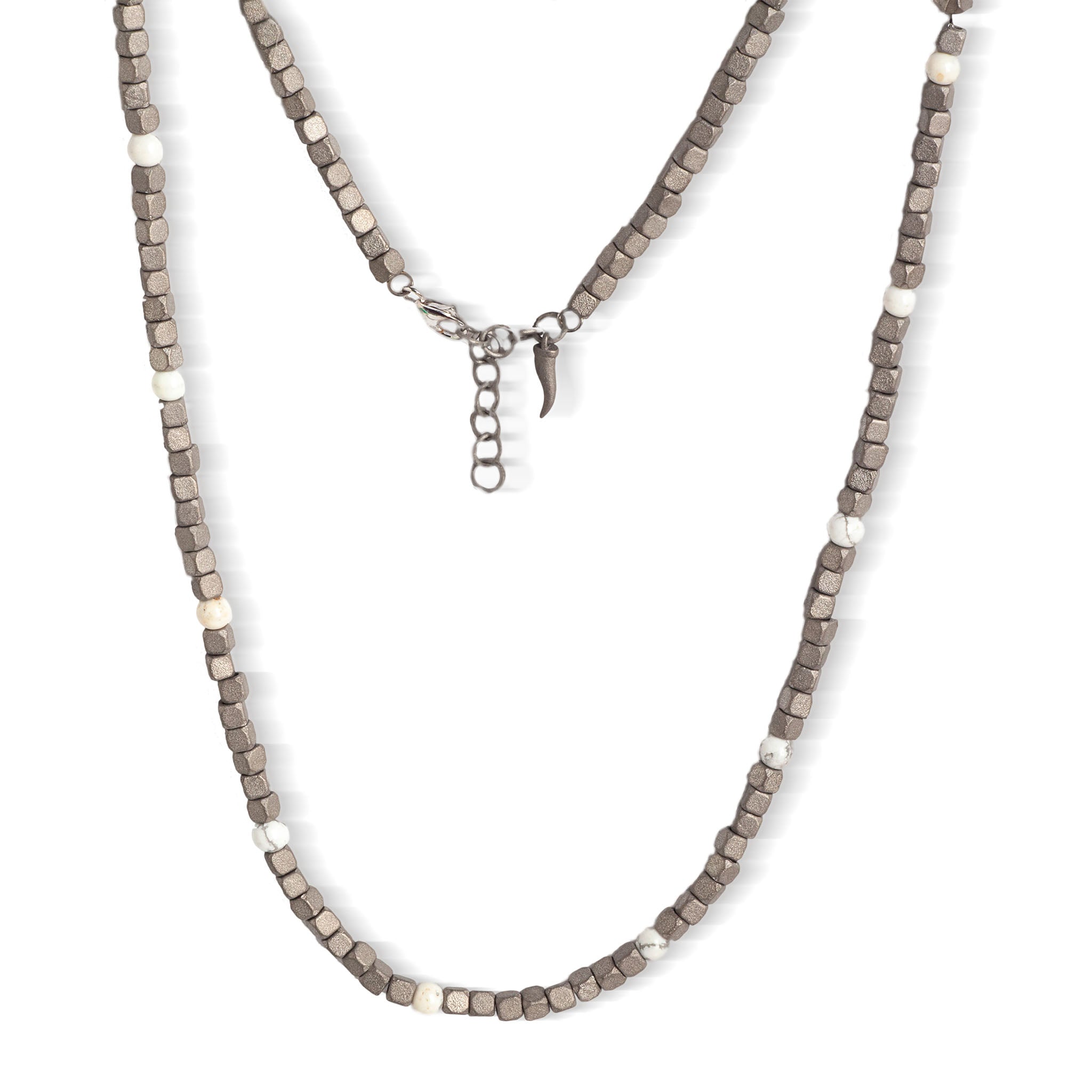 Necklace UOMO CUBI IN Titanium, AULITE and CORNETTO Titanium