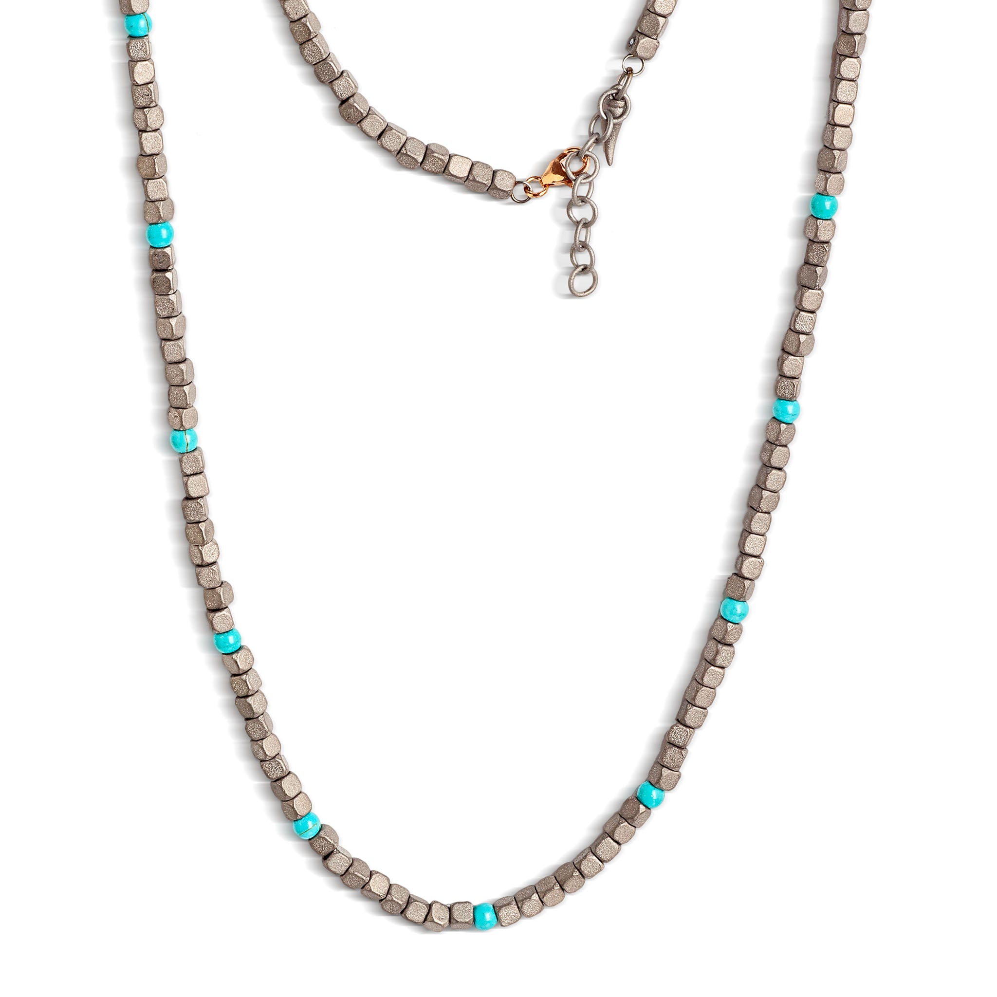 Necklace UOMO CUBI IN Titanium, TURCHESI and CORNETTO Titanium
