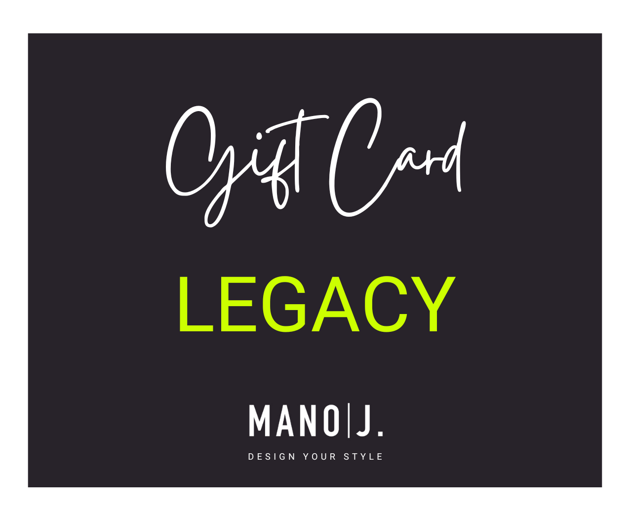 Legacy - €500 gift voucher